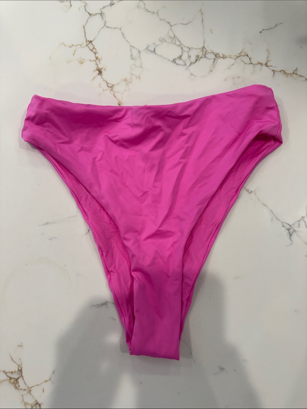 SKIMS Swim Hot Pink High-Cut Bikini Bottom